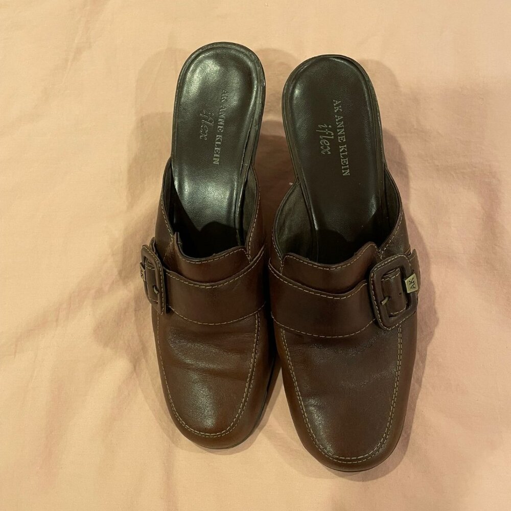 Women's Anne Klein Wedge Slip on Heels